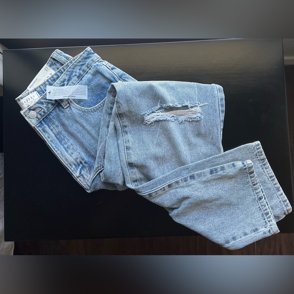 NWT Harper Heritage High Rise Mom Jean size 27